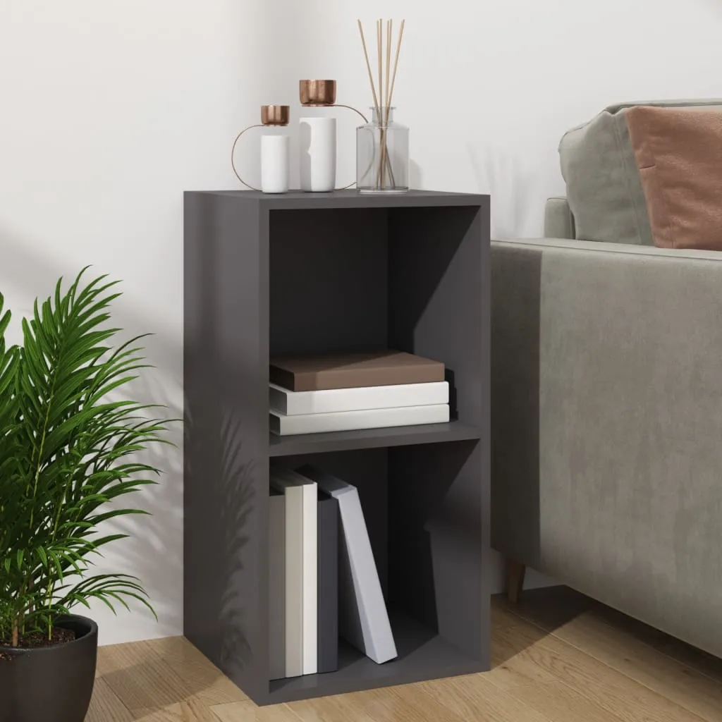 vidaXL Vinyl Storage Box Grey 71x34x36 cm Engineered Wood