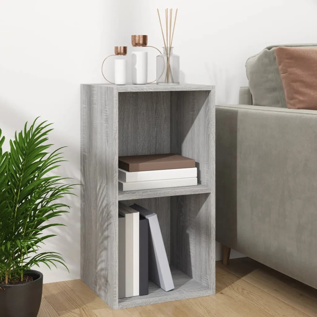 vidaXL Vinyl Storage Box Grey Sonoma 71x34x36 cm Engineered Wood