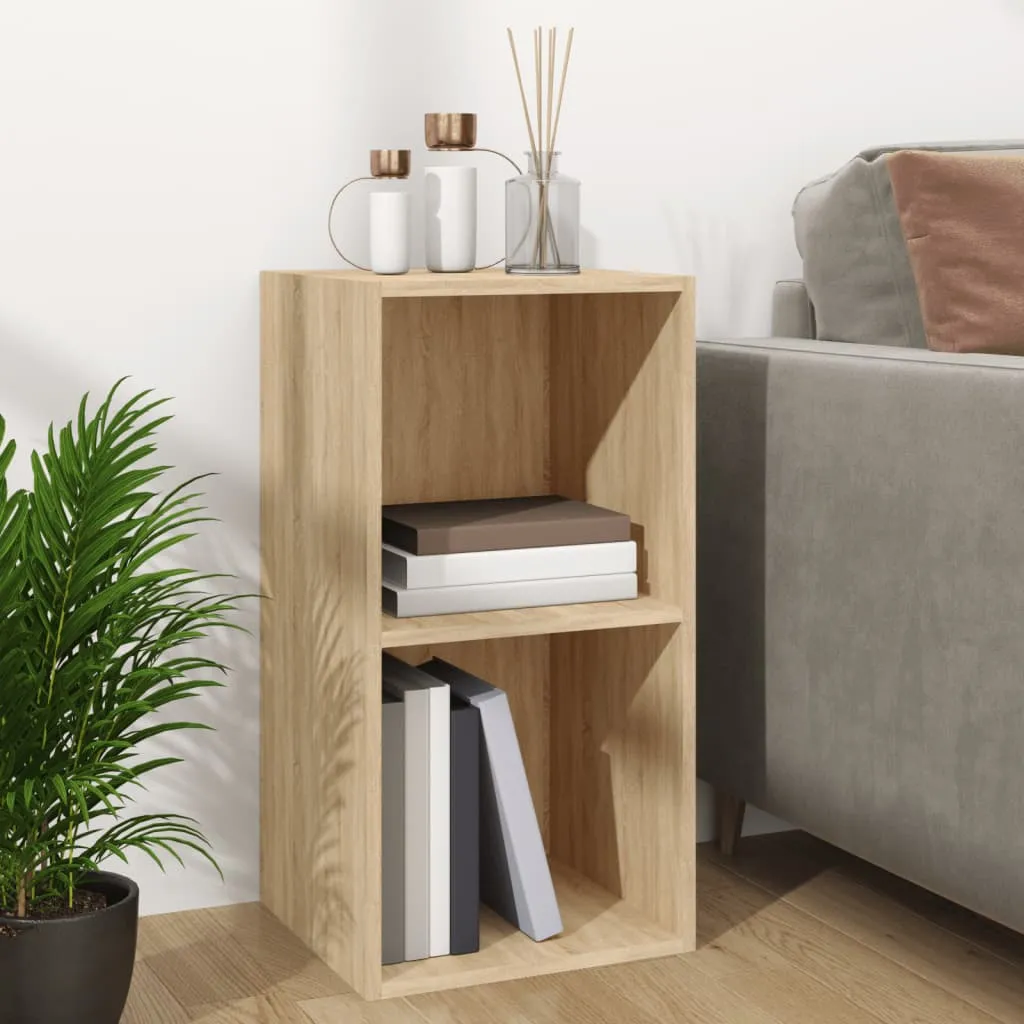 vidaXL Vinyl Storage Box Sonoma Oak 71x34x36 cm Engineered Wood