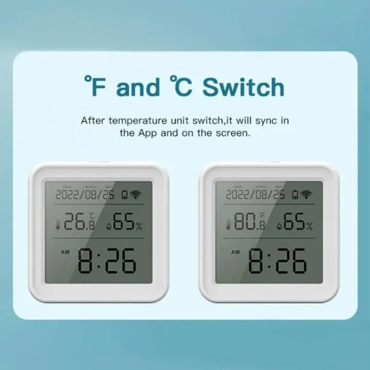 WIFI Temperature Humidity Sensor GHomeSmart® ST9