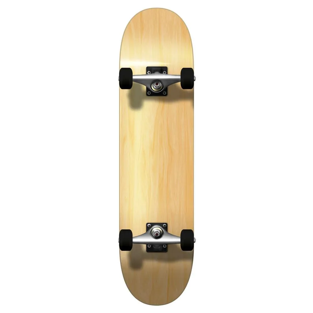 Yocaher Blank Complete 7.75" Skateboard - Natural Conplete