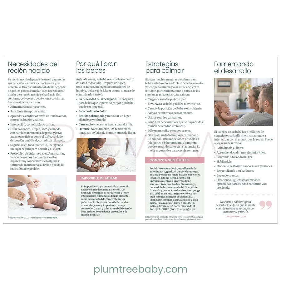 Your Newborn Quick Reference Guides - Pack of 50